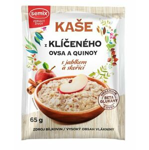 SEMIX Kaša z klíčeného ovsa a quinoa s jablkom a škoricou bez lepku 65 g